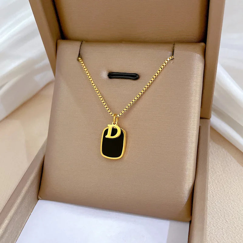 Minimalist Necklace for Women – Gold & Silver Stainless Steel Jewelry