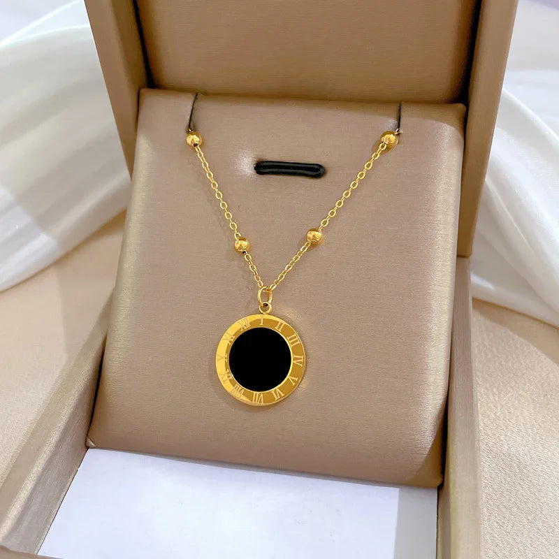 Minimalist Necklace for Women – Gold & Silver Stainless Steel Jewelry