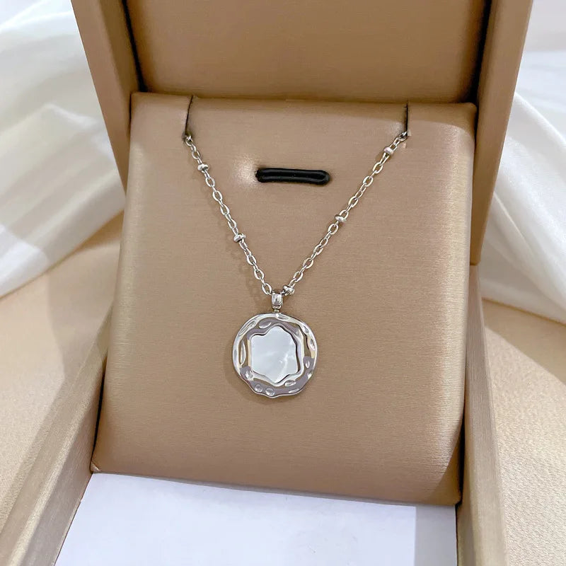 Minimalist Necklace for Women – Gold & Silver Stainless Steel Jewelry