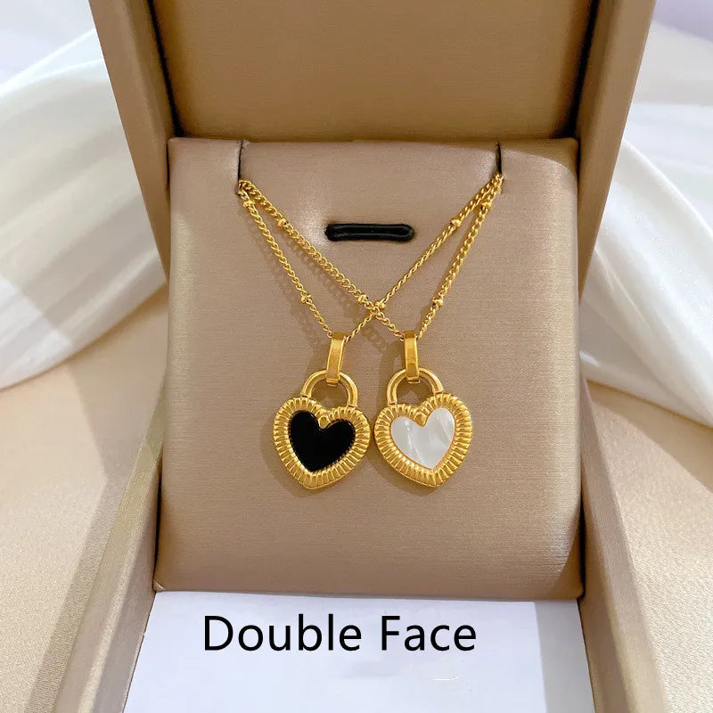 Minimalist Necklace for Women – Gold & Silver Stainless Steel Jewelry
