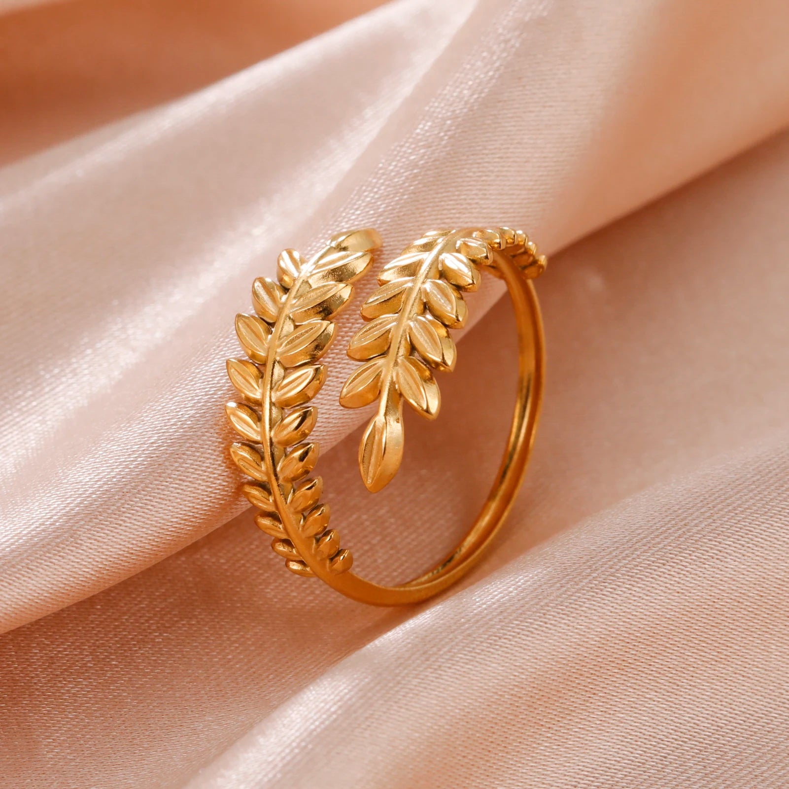 Adjustable Stainless Steel Heart Ring for Women | Geometric Open Finger Ring | Minimalist Aesthetic Fashion Jewelry Gift