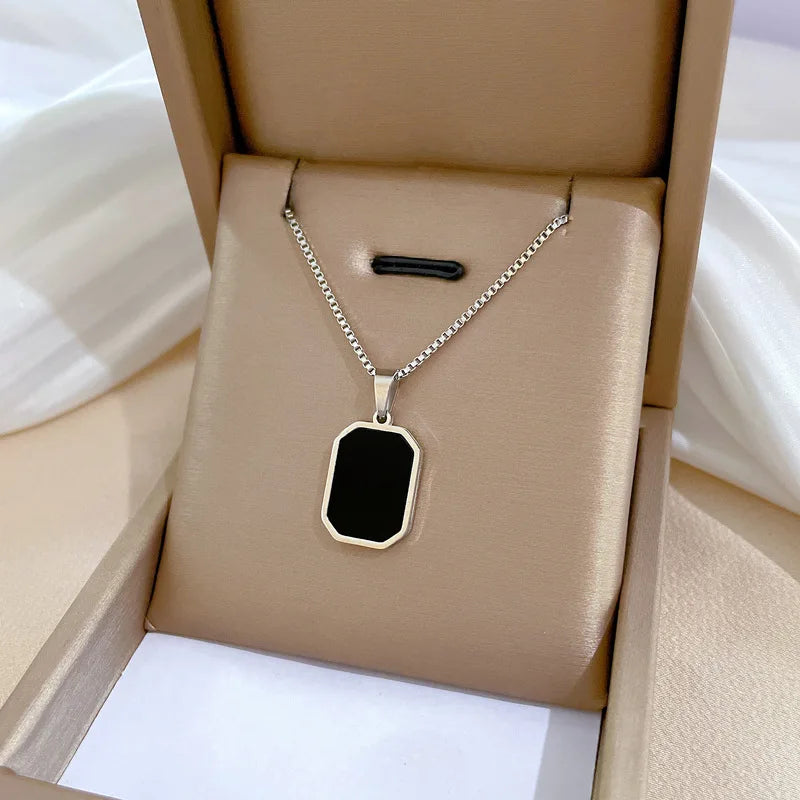 Minimalist Necklace for Women – Gold & Silver Stainless Steel Jewelry